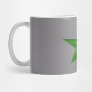 Green Esperanto Star Mug